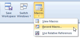 Learn how to write macro in excel 2007